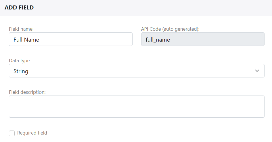 New contact attribute